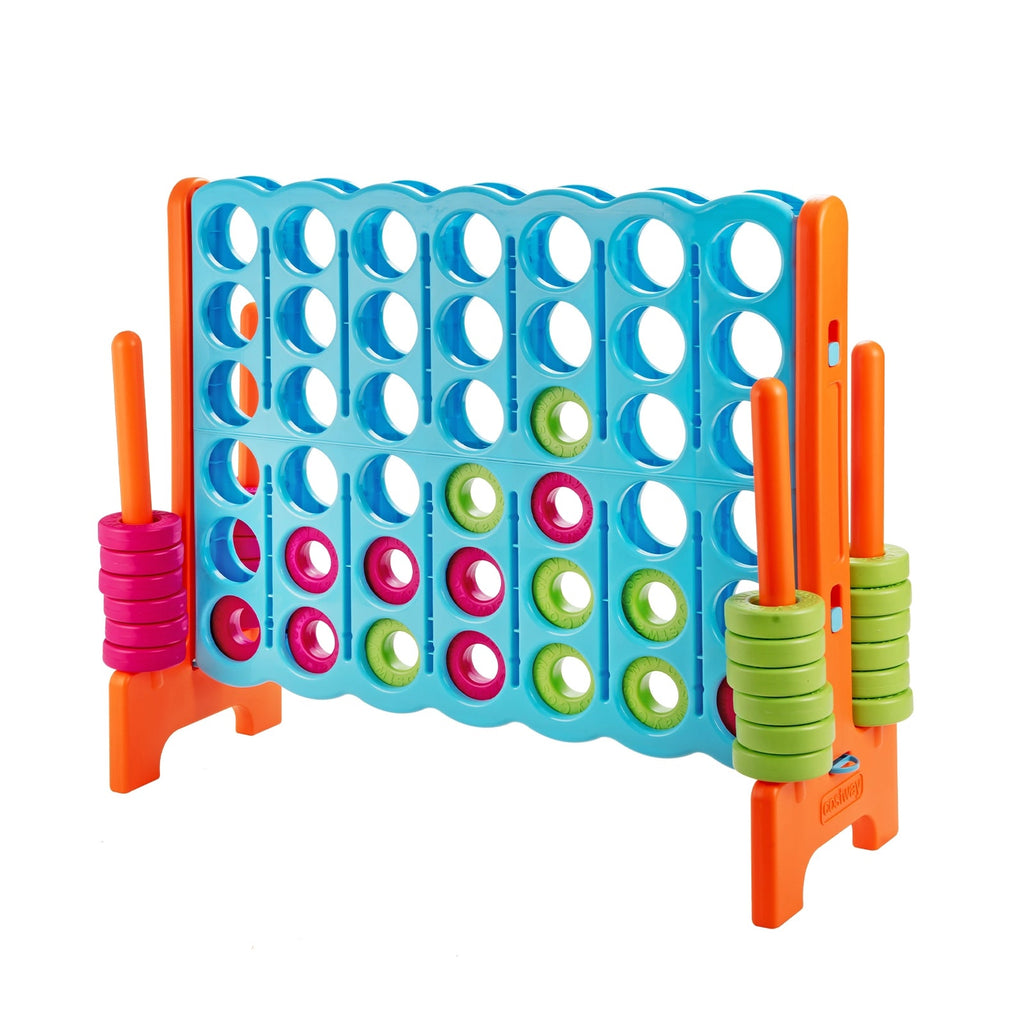 Jumbo 4 in a Row 4-to-Score Giant Game Set-White