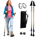 Motivator Walking Poles for Balance and Rehab - Patented Stability Grips - Lightweight, Adjustable, and Collapsible -2 Pieces Adjustable w/flip Locks, Detachable feet and Travel Bag - For Heights up to 6'2"